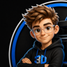 3D Printing Boy mascot